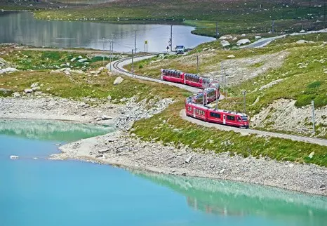 bernina express sul lago