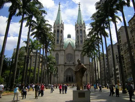 Praça da Sé a San Paolo Brasile