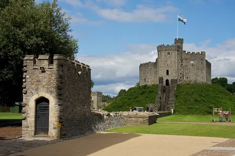 castello di cardiff, galles