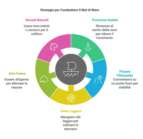 combattere il mal di mare con 5 consigli pratici