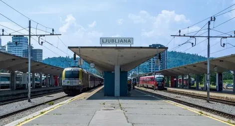 stazione di ljubljana in slovenia